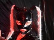 A-CAT On a Leash Shows off Her Sexy Catsuit 2/16