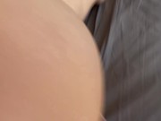 Vibrator and anal sex at the same time - cum after 1 minute 9/16