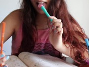 Voyeur Step-Brother Spying TEEN Cameltoe under the Table 7/16