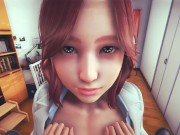 Asian Lesbian Principal POV Fuck Cute Student At Office Room 7/16