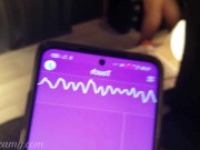 Public Remote Vibrator In the mall I control the teacher's pussy with a lovense lush 4K - MssCreamy 7/16