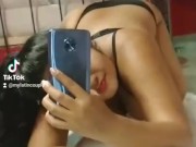 Grabe un Tik Tok Porn Con Mi Vecina y Se Lo Eche Adentro