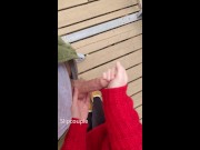 Risky Public Handjob and Big Ass Doggyfuck at Waterfall