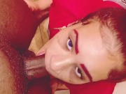 Met A Girl With Multi Colored Eyes, She Lets Me Cum On Her Nose 11/16