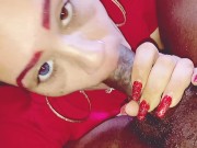 Met A Girl With Multi Colored Eyes, She Lets Me Cum On Her Nose 16/16