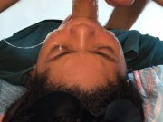 Stepdaughter in the biggest deepthroat fuck ever seen (New angle)