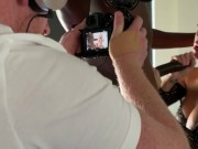 Blonde girl takes on her first BBC 8/16