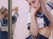 Shy sweet girl dildo fuck in Snapchat | Sofia Sey 1/16