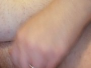 Having some solo fun with glass toy 13/16