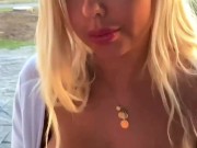 Amanda Bredén- Stepsister blows stepbrothers big cock and gets cum all over her big tits 11/16