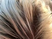 Amanda Bredén- Stepsister blows stepbrothers big cock and gets cum all over her big tits 12/16