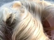 Amanda Bredén- Stepsister blows stepbrothers big cock and gets cum all over her big tits 9/16