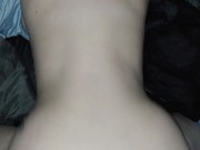 Teen hot body gives blow job and gets screaming orgasm and creampie from big dick 14/16