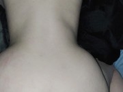 Teen hot body gives blow job and gets screaming orgasm and creampie from big dick 16/16