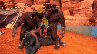 Maya gangbang avec 3 énormes bites - RedTube