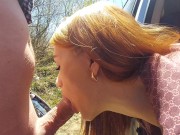 LesiAngel   Самый горячий секс на людной дороге с незнакомкой 7/16