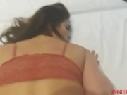 Madrastra culona ayuda a su hijastro a eyacular mientras el padre no esta en casa (Real) 15/16