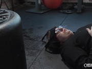 Fit Blonde Squirter Unloads Her Hot Juice On Her Cucked Husband After She Sucks Her Trainer's Big Dick 14/16