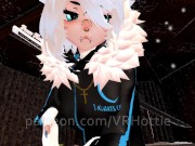 Bondage Strap Fox Girl Warms You Up in Snowed in Cabin Sword Knife Play Hentai POV Lap Dance 2/16