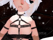 Bondage Strap Fox Girl Warms You Up in Snowed in Cabin Sword Knife Play Hentai POV Lap Dance 6/16