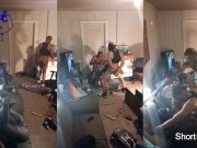 2 Black Guys Tag Team Model Milf Slut Spitroast Train Video Shoot 10/16