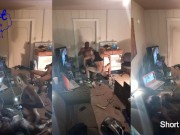 2 Black Guys Tag Team Model Milf Slut Spitroast Train Video Shoot 6/16