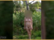 Wife goes FULLY nude in public park 14/16