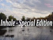 Inhale special edition / smoking and outdoor nudity on Lachine Canal Montreal / by Gypsy Dolores 1/16