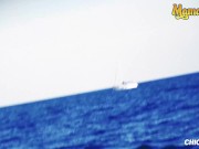 ChicasLoca - Gina Snake Tattooed Spanish Slut Hardcore Public Pussy Fuck In The Middle Of The Sea 6/16