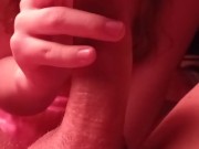 развел подругу жены на дрочку и слюнявый минет