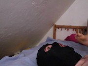 Mon visage est le repose pieds de mon maître trans qui m'ignore et m'écrase 1/16