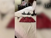 Dominate Old Man Uses HotWife Bareback Spanks and Writes On Her Body As Cuckold Husband Films 1/16