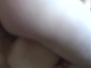 Destroying best friends wifes pussy close up with cum on her pussy 3/16