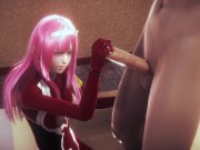 Zero Two's impressive blowjob and deepthroat(3D PORN) [Darling in the Franxx] 1/16