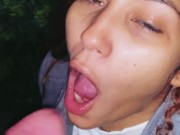 Blowjob on the public park 13/16