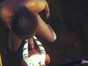 Star Wars Hentai - Ashoka Tano suck and is fucked with creampie 2/16