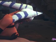 Star Wars Hentai - Ashoka Tano suck and is fucked with creampie 4/16