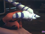 Star Wars Hentai - Ashoka Tano suck and is fucked with creampie 6/16