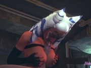 Star Wars Hentai - Ashoka Tano suck and is fucked with creampie 7/16