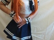 Am I doing fine? I dance for you after school - extra: titjob dick silicone latex toy 14/16