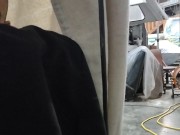 Dad in the background while friend sucks my cock! 13/16