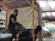 Dad in the background while friend sucks my cock! 16/16