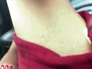 Cute amateur masturbating in Lowe’s parking lot 16/16