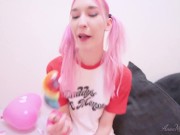 Anna's Anal Birthday Party - Dutch Small Skinny Girl - Real Homemade Amateur - Cumshot 2/16