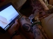 Hotwife Masturbates to Pornhub Lesbian Videos! 2/16