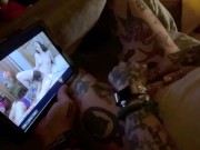 Hotwife Masturbates to Pornhub Lesbian Videos! 8/16