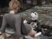 2B Android rides cock well 1/16