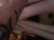 GIRLFRIEND USES SHOWERHEAD TO HAVE INTENSE ORGASM! MY POV 15/16