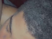 Ebony Fucks Step Brother  ASS EATING & CREAMPIE • Snapchat: @raine2raw 9/16