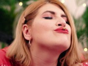 FemDom POV Giantess Video Latex PVC Lesbians Arya Grander 3/16